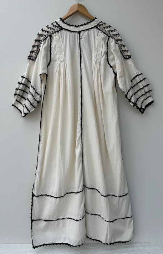 Embroidery Bohomia Midi Dress