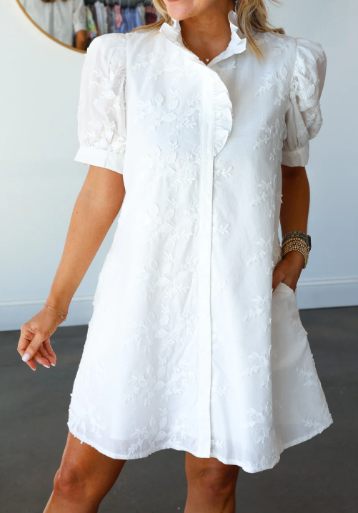 Breezy Embroidery Dress