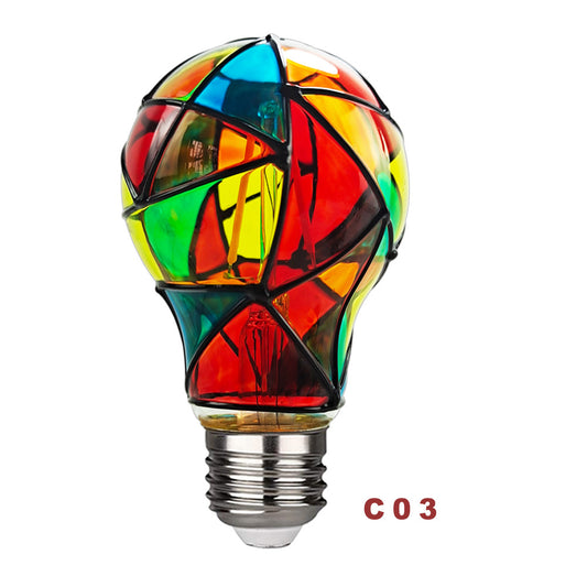 Stained Glass Light Bulb