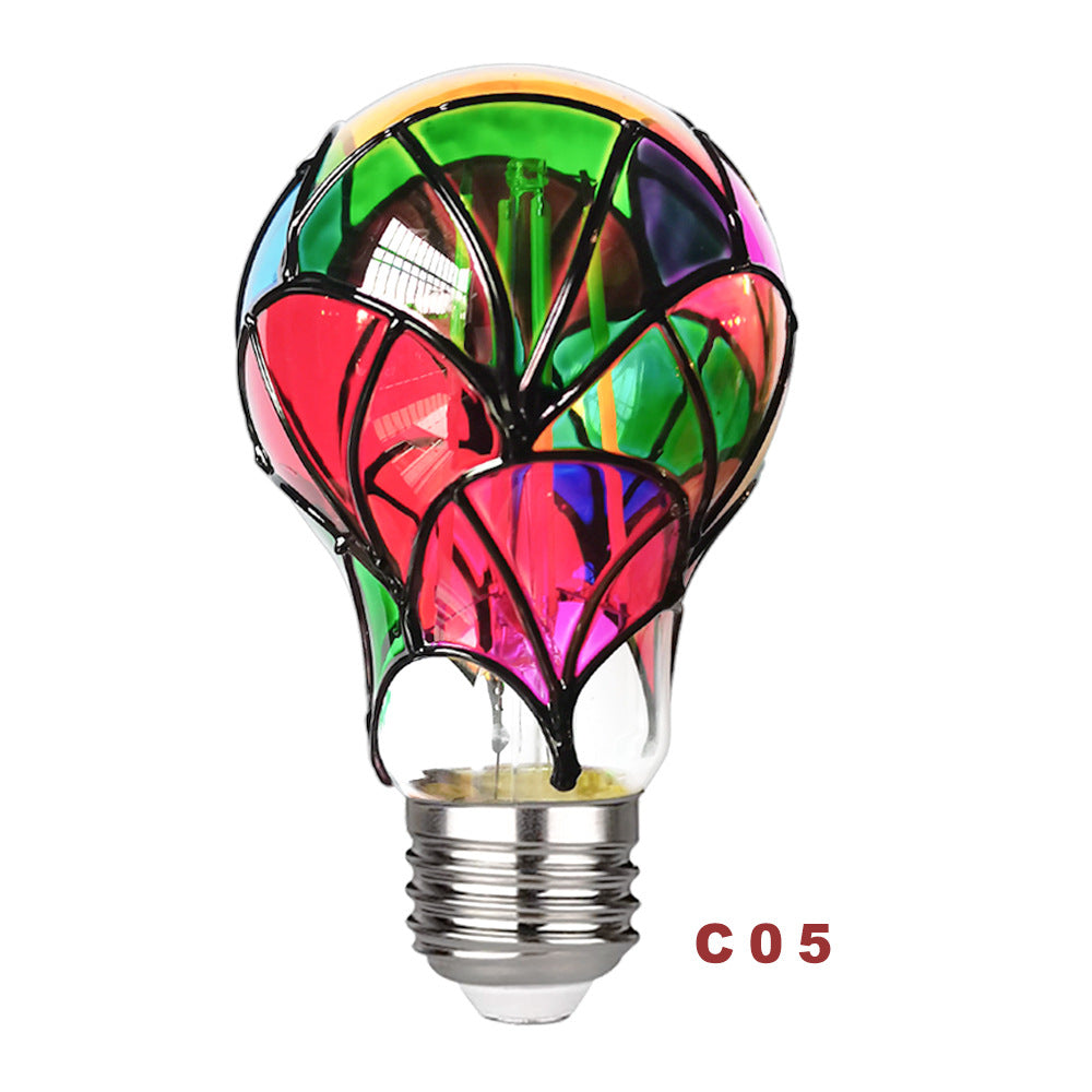 Stained Glass Light Bulb