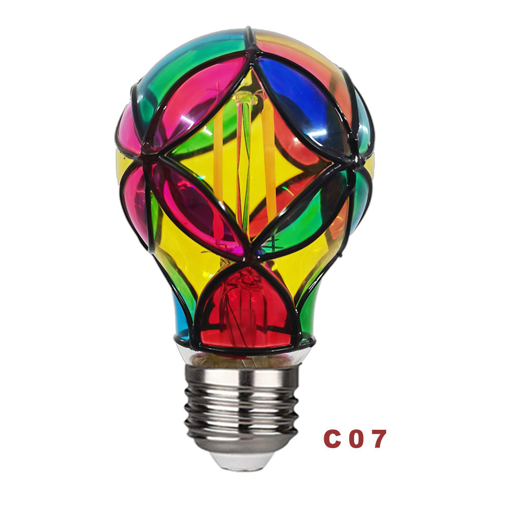 Stained Glass Light Bulb