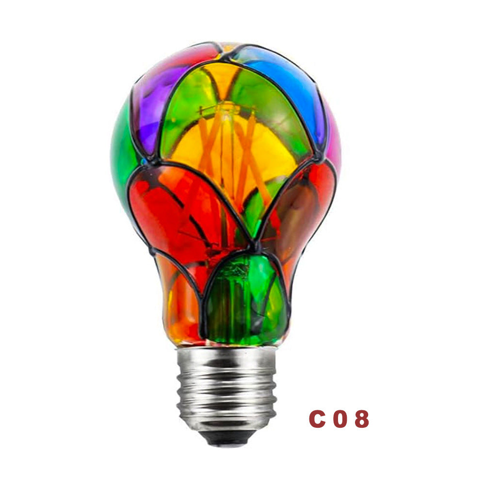 Stained Glass Light Bulb