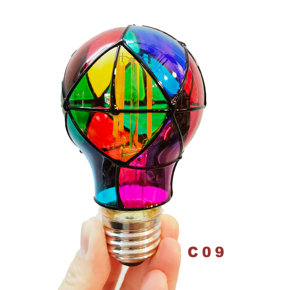 Stained Glass Light Bulb