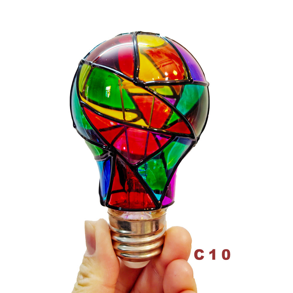 Stained Glass Light Bulb