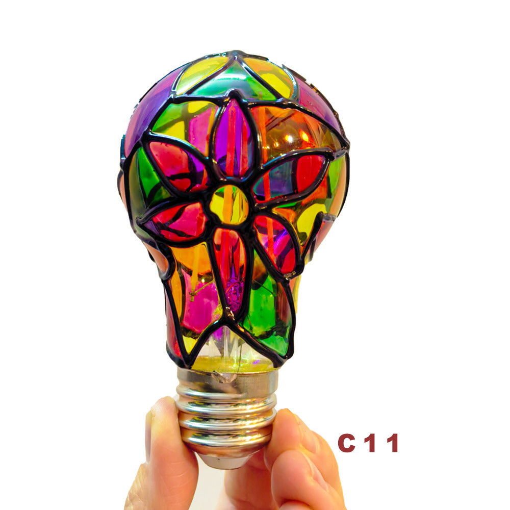 Stained Glass Light Bulb