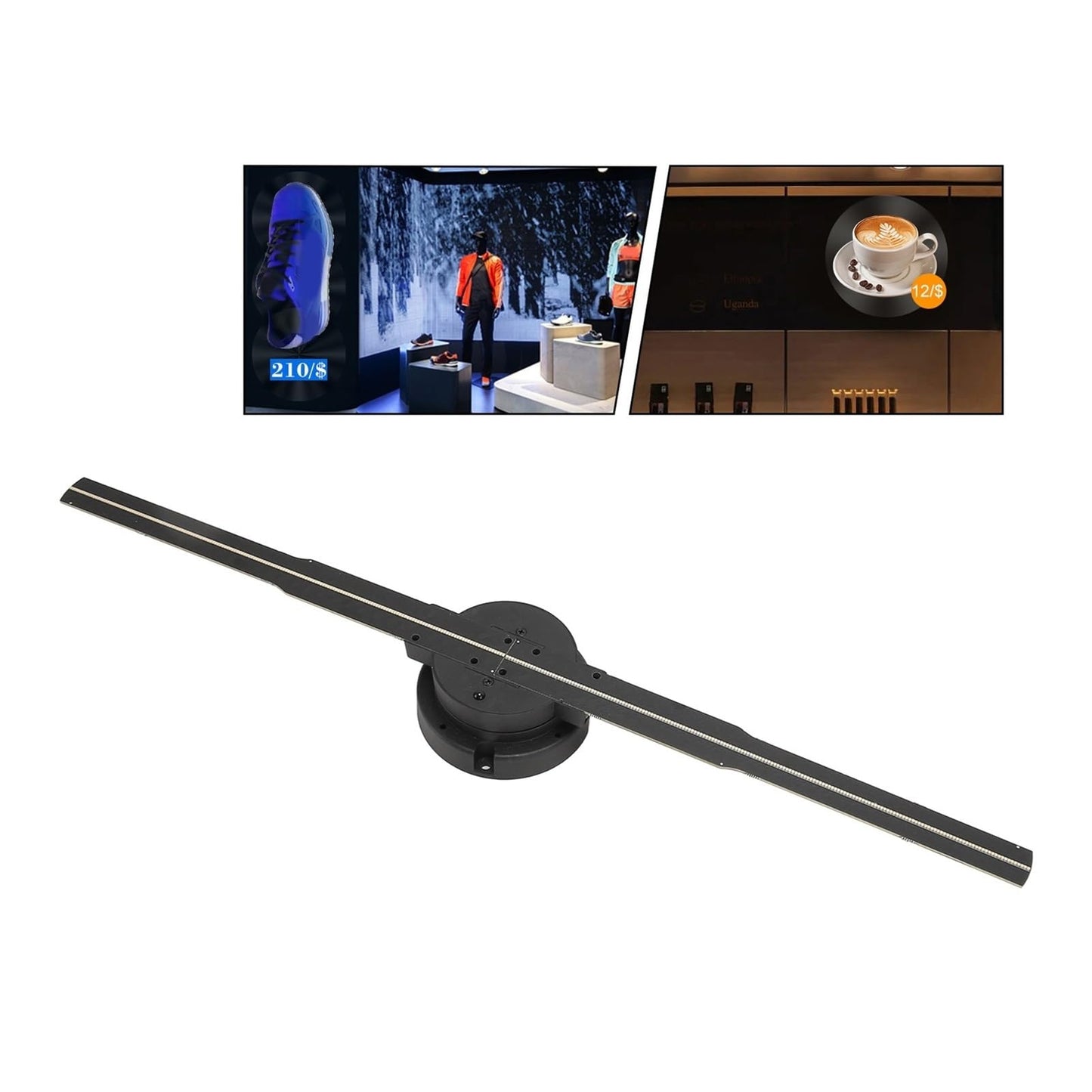 Ventilatore olografico 3D