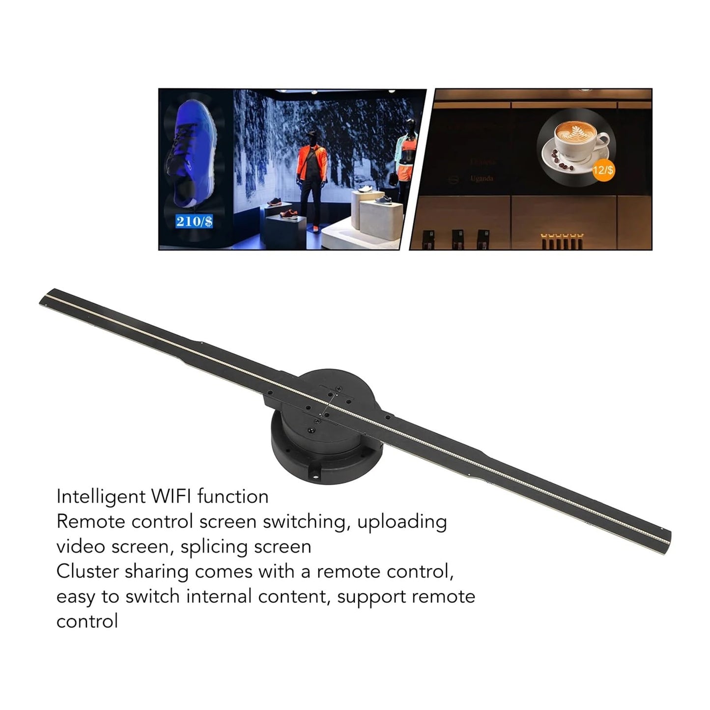 Ventilatore olografico 3D