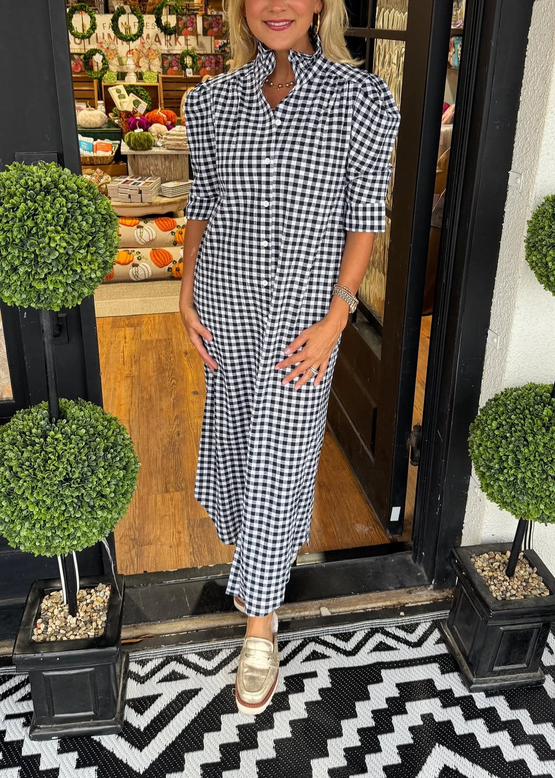 Picnic Gingham Dress