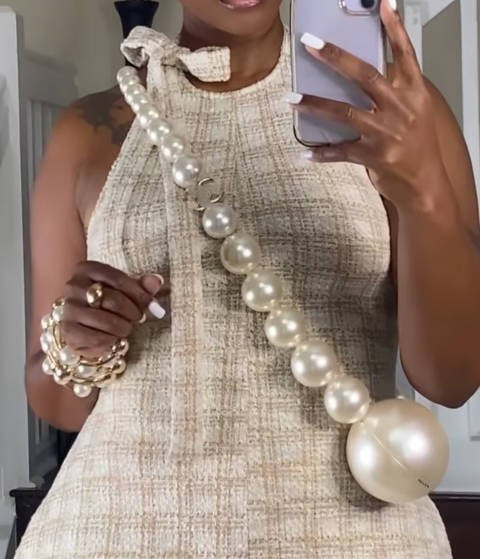 Grande Pearl Minaudière