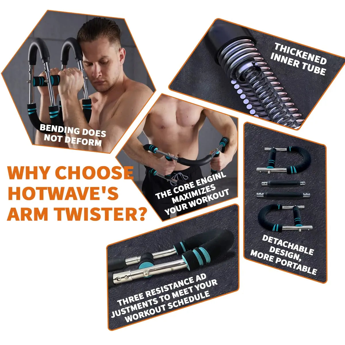 Arm Trainer Adjustable Chest Workout Equipment