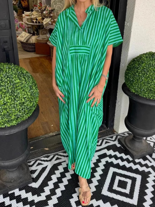 Striped Comfy Vacation Kaftan