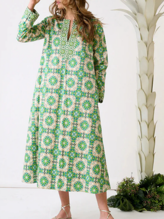 Printed Casual Loose Dress