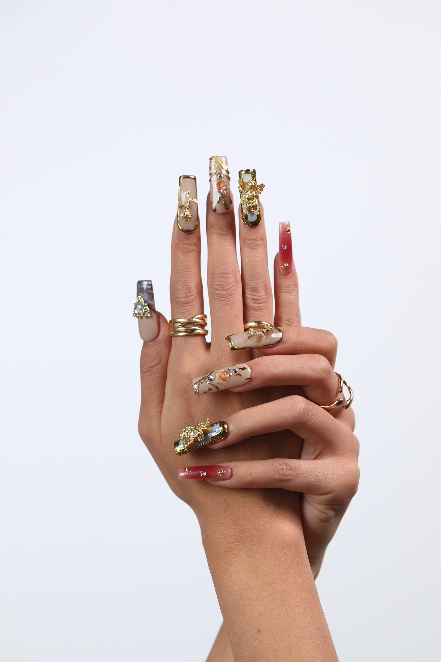 NailVesta DreamWear Collection – 100% Handcrafted 3D Press-On Nails | Reusable, Long-Lasting, Salon-Quality