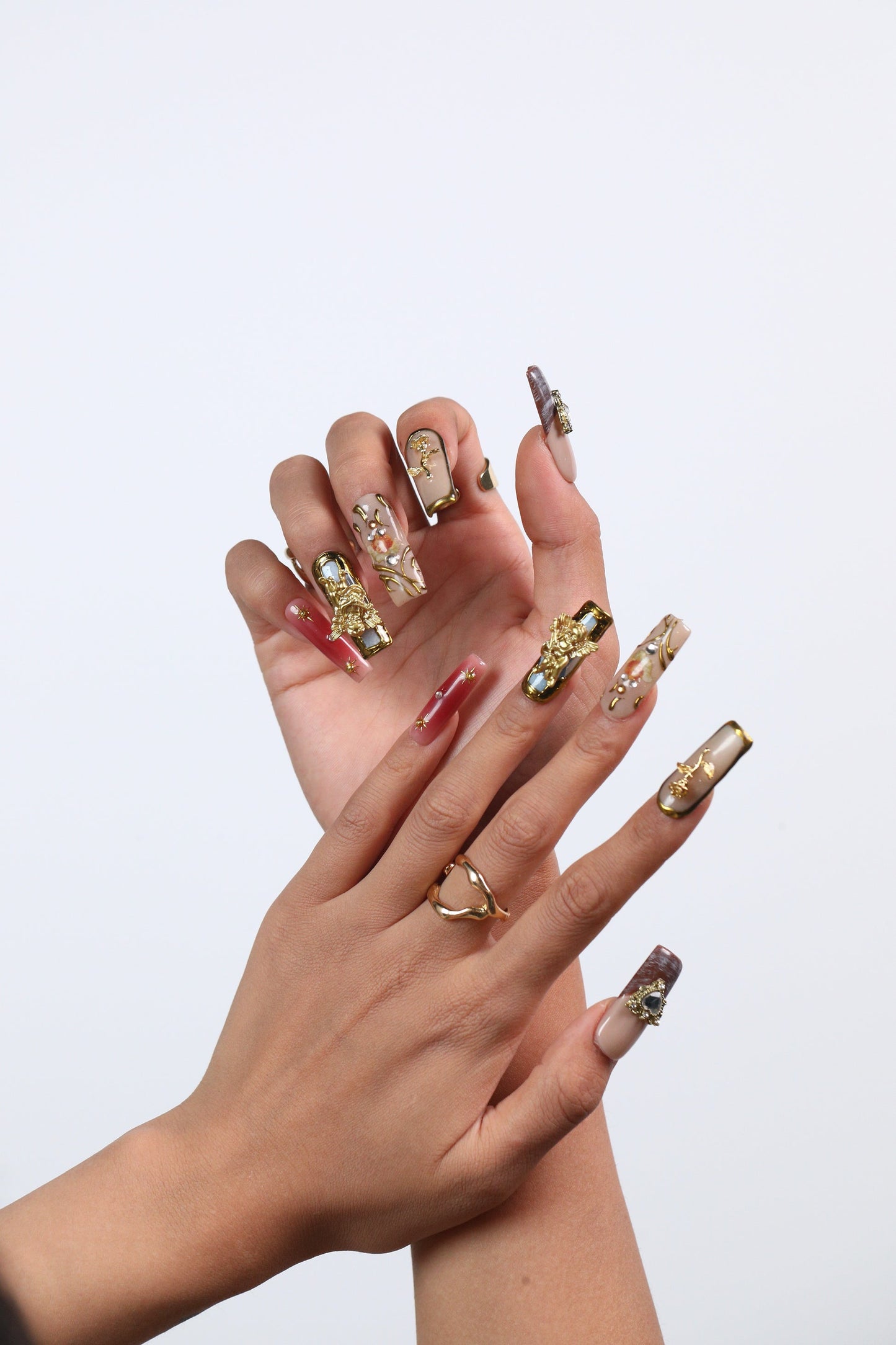 NailVesta DreamWear Collection – 100% Handcrafted 3D Press-On Nails | Reusable, Long-Lasting, Salon-Quality