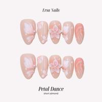 ErsaNails VALENTINE'S DAY Collection - Handmade PressOn Nails 10PCS | Acrylic, Reusable, Salon-Quality, Long-Lasting, Glossy Design