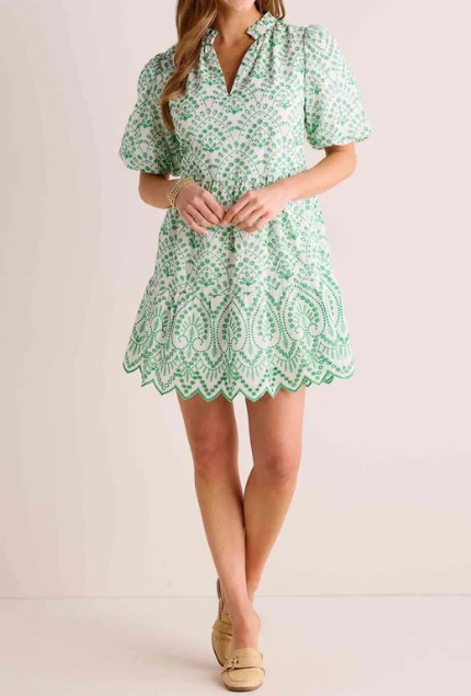 Fab Embroidered Short Dress
