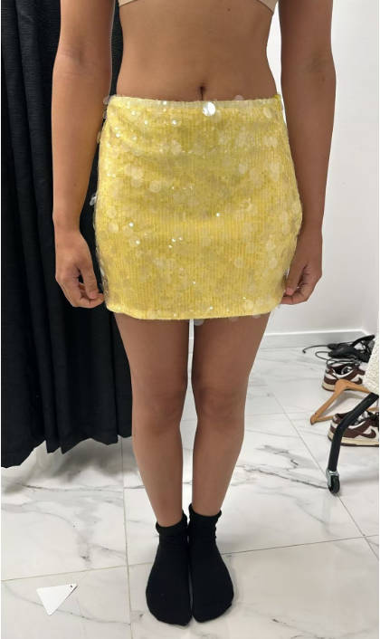 Sexy Sequined Miniskirt
