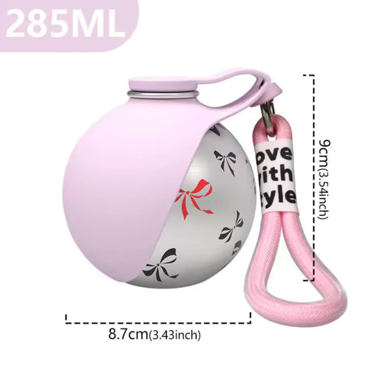 Dog Water Bottle with Bowl