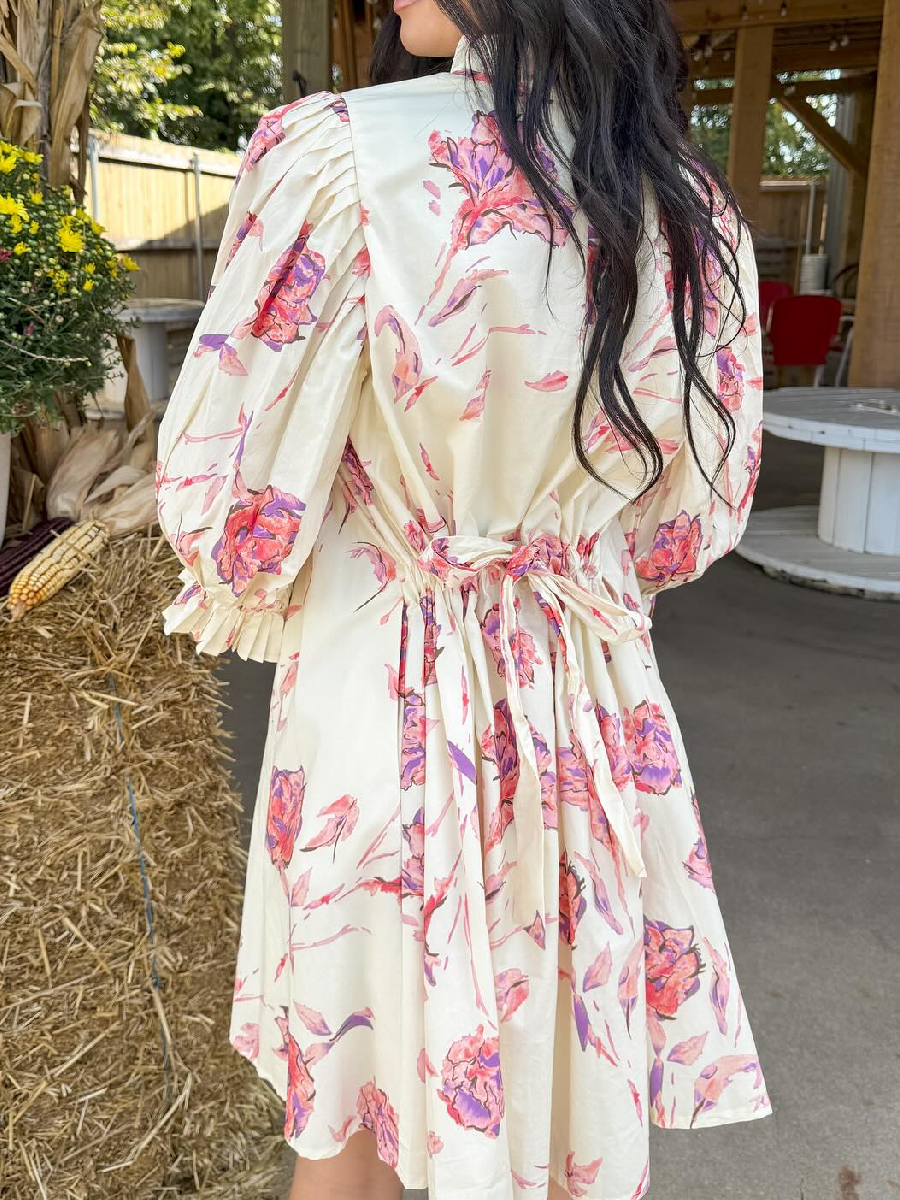 Adjust To Fit Floral Dress