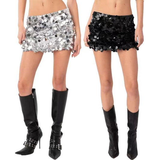 Sexy Sequined Miniskirt